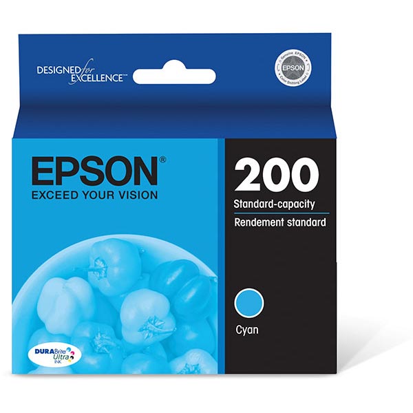 Epson T200220 (Epson 200) Cyan OEM Inkjet Cartridge