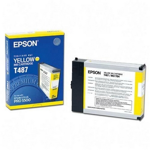 Epson T487011 Yellow OEM Inkjet Cartridge