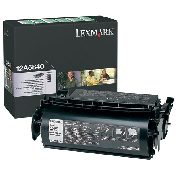 Lexmark 12A5840 Black OEM Toner Cartridge