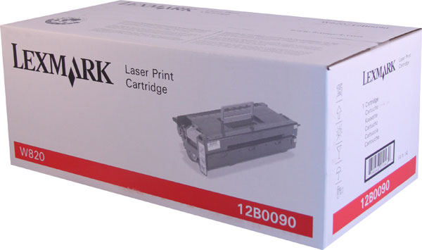 Lexmark 12B0090 Black OEM Toner Cartridge
