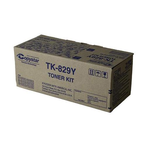 Copystar 1T02FZACS0 (TK-829Y) Yellow OEM Toner Cartridge