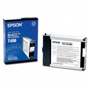 Epson T486011 Black OEM Inkjet Cartridge