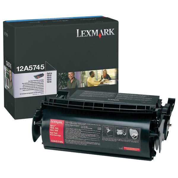 Lexmark 12A5745 Black OEM Toner Cartridge