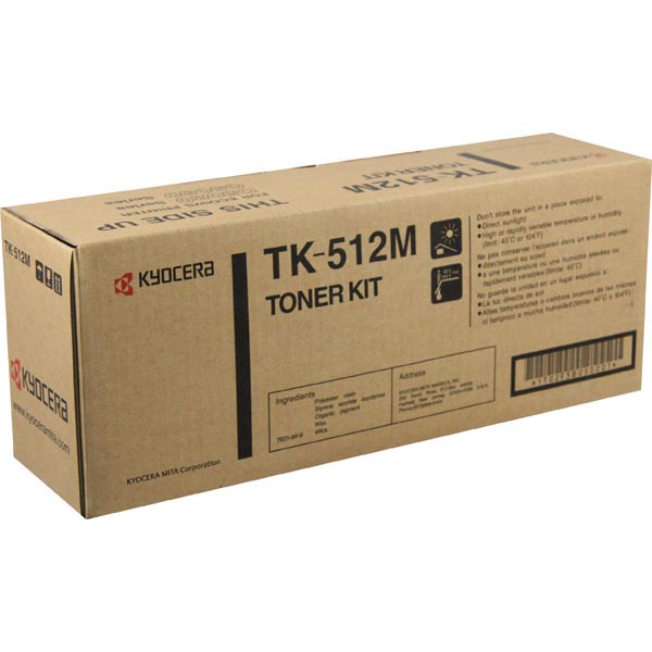 Kyocera Mita 1T02F3BUS0 (TK-512M) Magenta OEM Toner