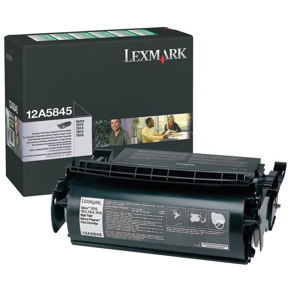 Lexmark 12A5845 Black OEM Toner Cartridge