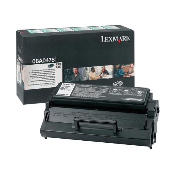 Lexmark 08A0478 Black OEM Toner Cartridge