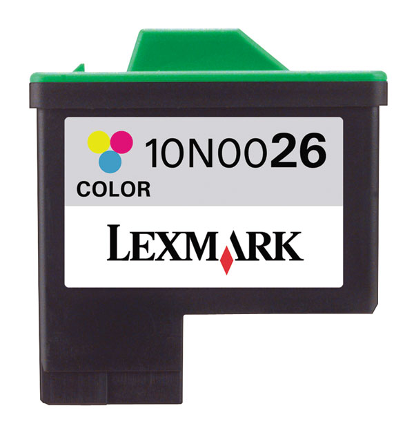 Lexmark 10N0026 (Lexmark #26) Color OEM Inkjet Cartridge