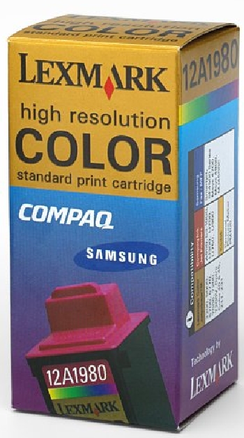 Lexmark 12A1980 (Lexmark #80) Tri Color OEM Inkjet Cartridge